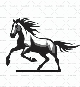 Galoppierendes Pferd